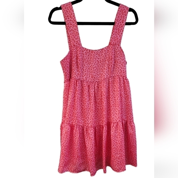 Adrienne Dresses & Skirts - Pink & Red Cheetah Print NWT Dress